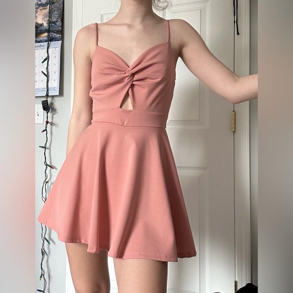 Blush Pink Mini Dress from Windsor, Size Small